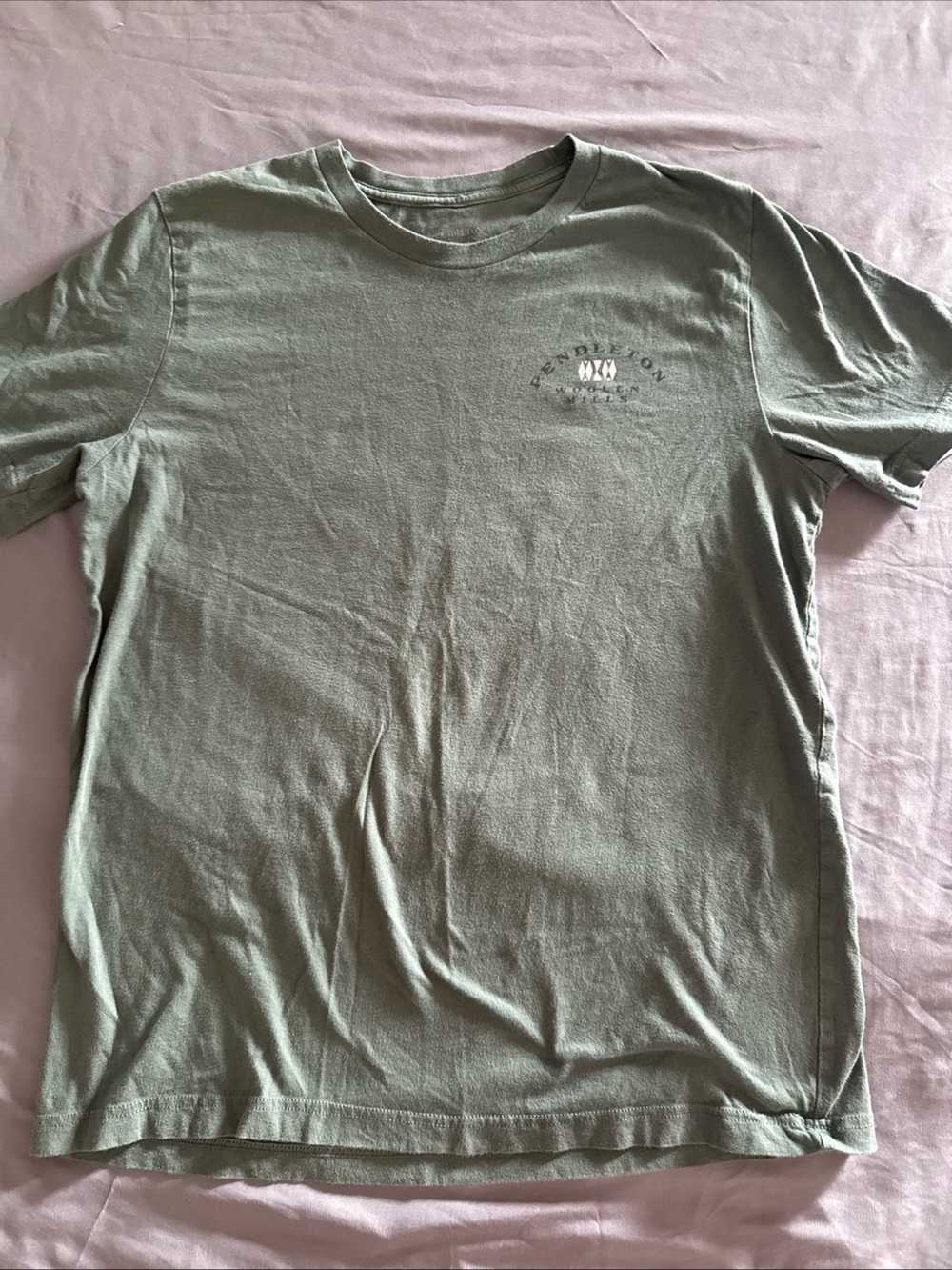 Pendleton Large Men’s Green Logo Crewneck Shirt